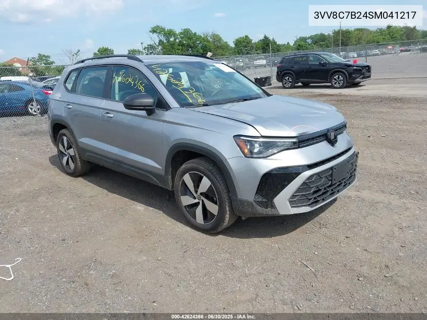 3vv8c7b24sm041217 3VV8C7B24SM041217 2025 Volkswagen Taos 1.5T S