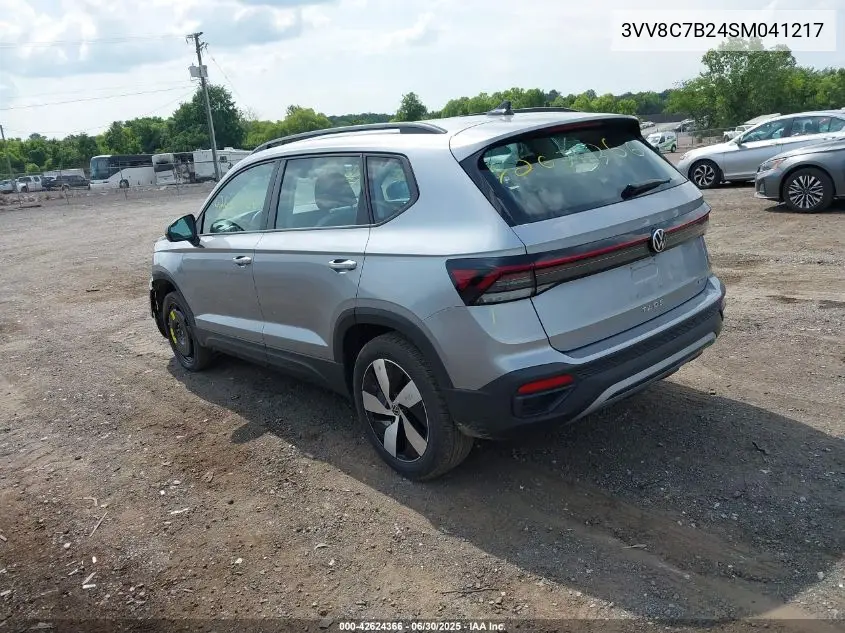 3vv8c7b24sm041217 3VV8C7B24SM041217 2025 Volkswagen Taos 1.5T S