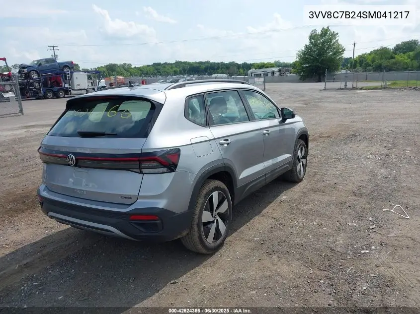 3vv8c7b24sm041217 3VV8C7B24SM041217 2025 Volkswagen Taos 1.5T S