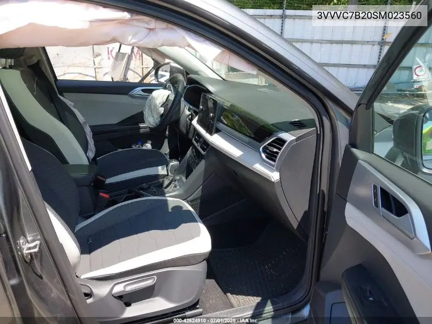 2025 Volkswagen Taos 1.5T Se VIN: 3VVVC7B20SM023560 Lot: 42624910