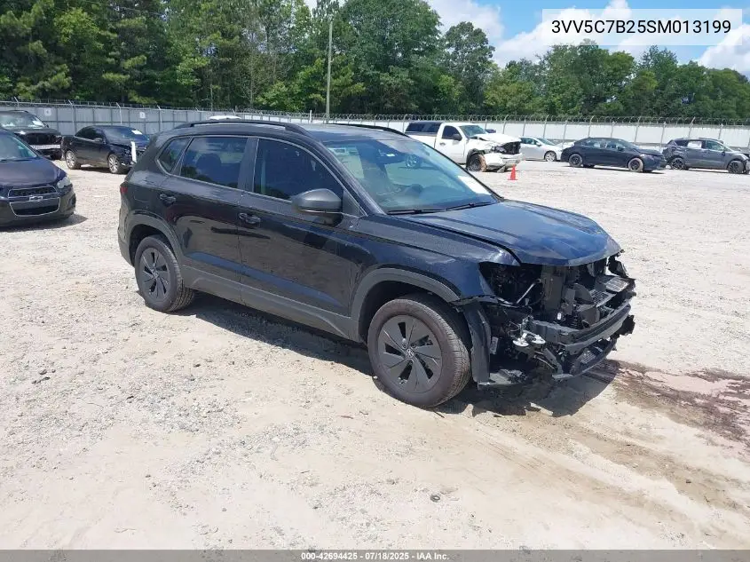 2025 Volkswagen Taos 1.5T S VIN: 3VV5C7B25SM013199 Lot: 42694425