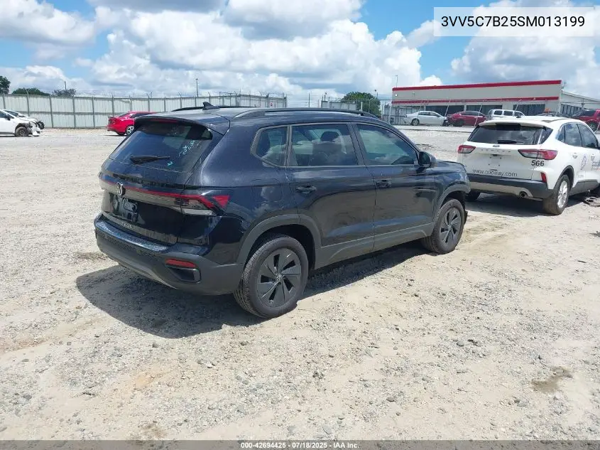 2025 Volkswagen Taos 1.5T S VIN: 3VV5C7B25SM013199 Lot: 42694425