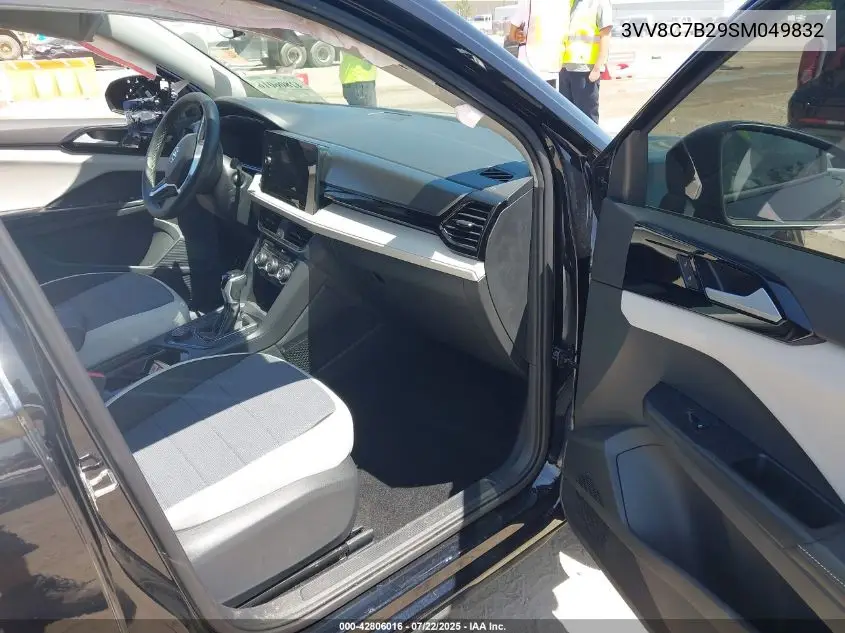2025 Volkswagen Taos 1.5T S VIN: 3VV8C7B29SM049832 Lot: 42806016