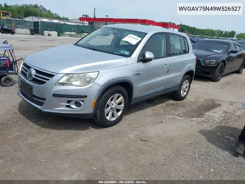 2009 Volkswagen Tiguan S VIN: WVGAV75N49W526527 Lot: 42255861