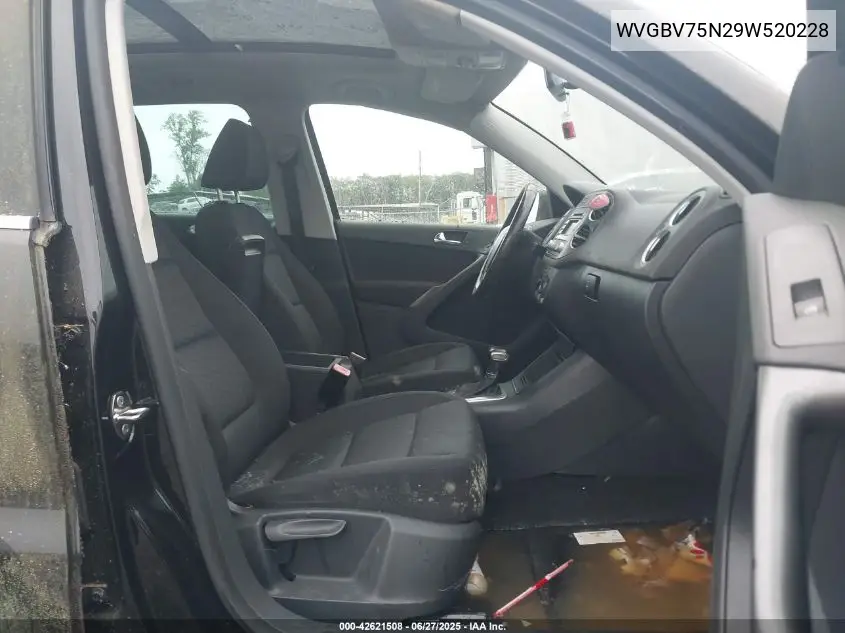 2009 Volkswagen Tiguan Se VIN: WVGBV75N29W520228 Lot: 42621508