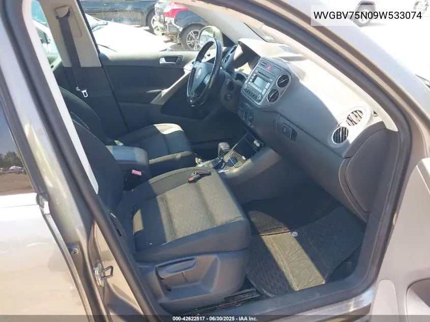 2009 Volkswagen Tiguan Se VIN: WVGBV75N09W533074 Lot: 42622517