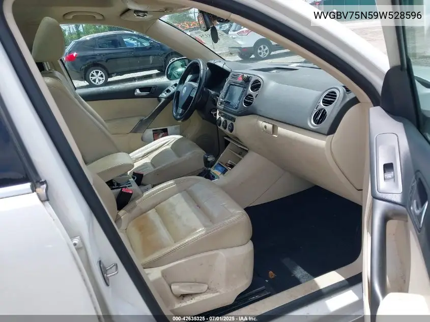 2009 Volkswagen Tiguan Sel VIN: WVGBV75N59W528596 Lot: 42635325