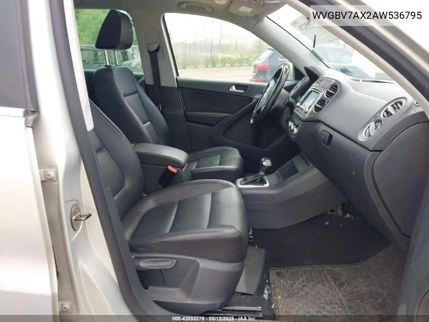 2010 Volkswagen Tiguan Wolfsburg Edition VIN: WVGBV7AX2AW536795 Lot: 42055276