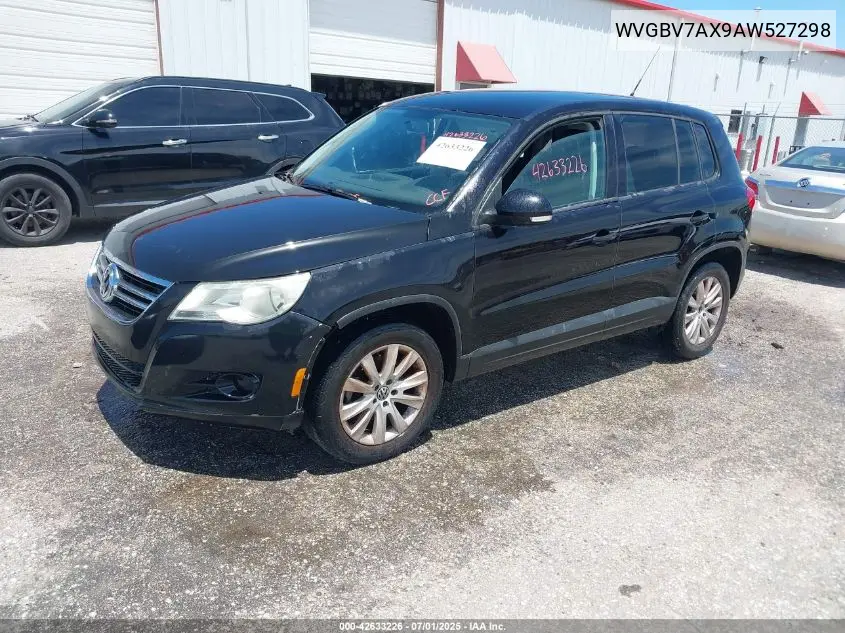 2010 Volkswagen Tiguan S VIN: WVGBV7AX9AW527298 Lot: 42633226