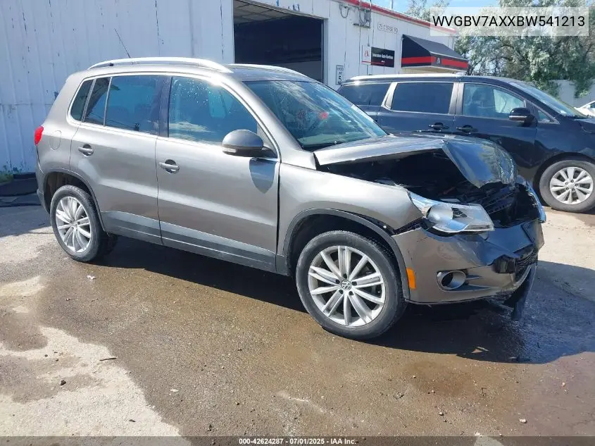 2011 Volkswagen Tiguan Se VIN: WVGBV7AXXBW541213 Lot: 42624287