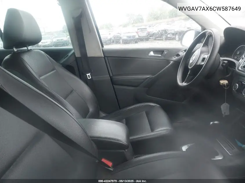 2012 Volkswagen Tiguan Le VIN: WVGAV7AX6CW587649 Lot: 42247979