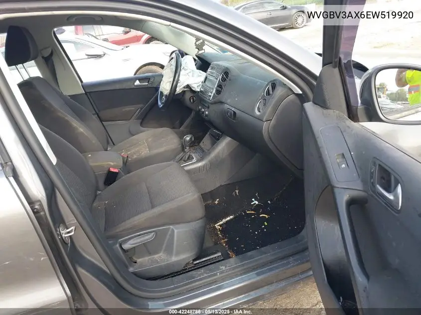 2014 Volkswagen Tiguan S VIN: WVGBV3AX6EW519920 Lot: 42248786