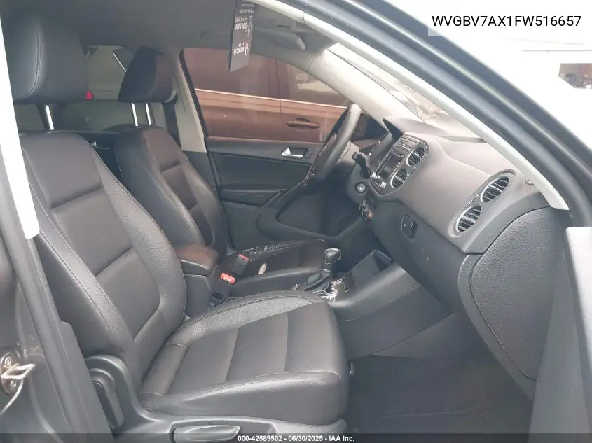 2015 Volkswagen Tiguan Se VIN: WVGBV7AX1FW516657 Lot: 42589502