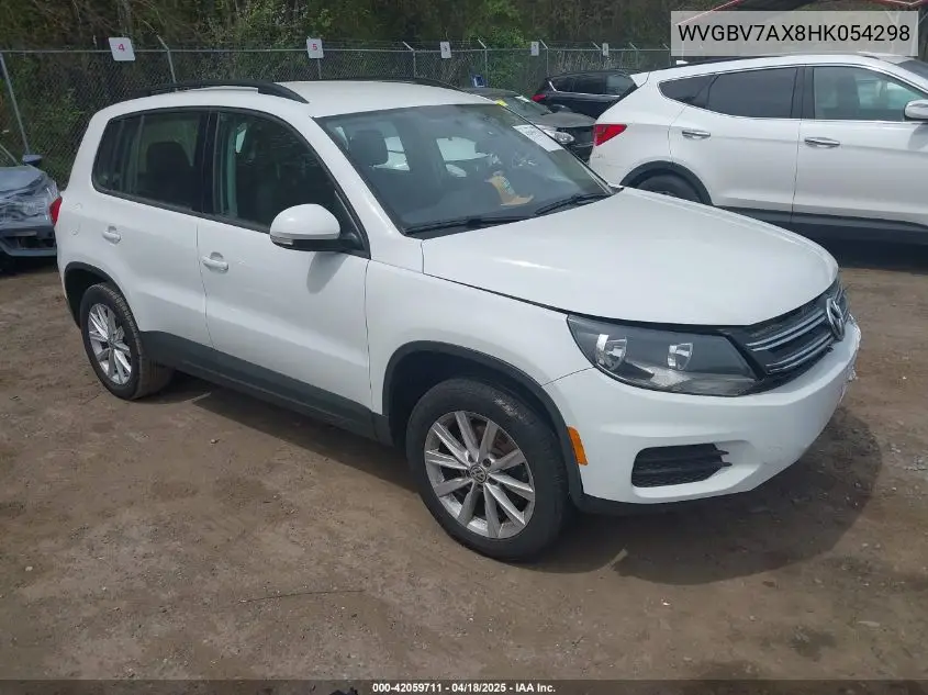 2017 Volkswagen Tiguan 2.0T/2.0T S VIN: WVGBV7AX8HK054298 Lot: 42059711