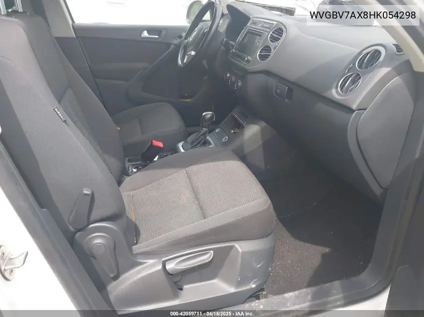 2017 Volkswagen Tiguan 2.0T/2.0T S VIN: WVGBV7AX8HK054298 Lot: 42059711