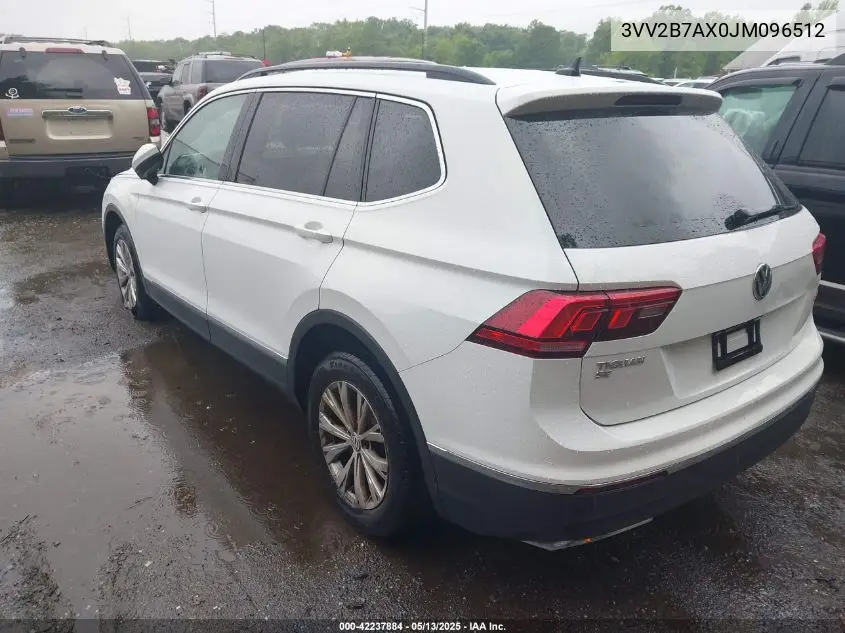 2018 Volkswagen Tiguan 2.0T Se/2.0T Sel VIN: 3VV2B7AX0JM096512 Lot: 42237884