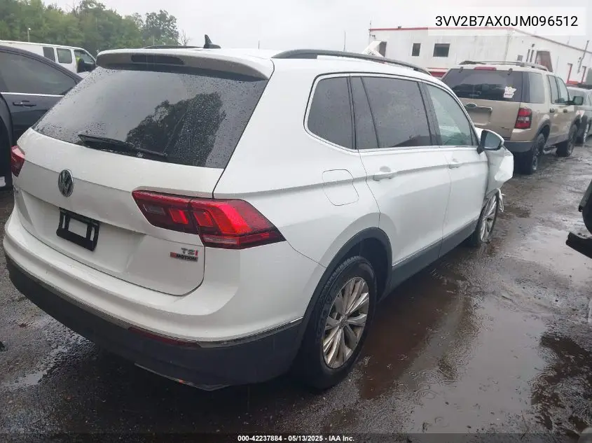 2018 Volkswagen Tiguan 2.0T Se/2.0T Sel VIN: 3VV2B7AX0JM096512 Lot: 42237884