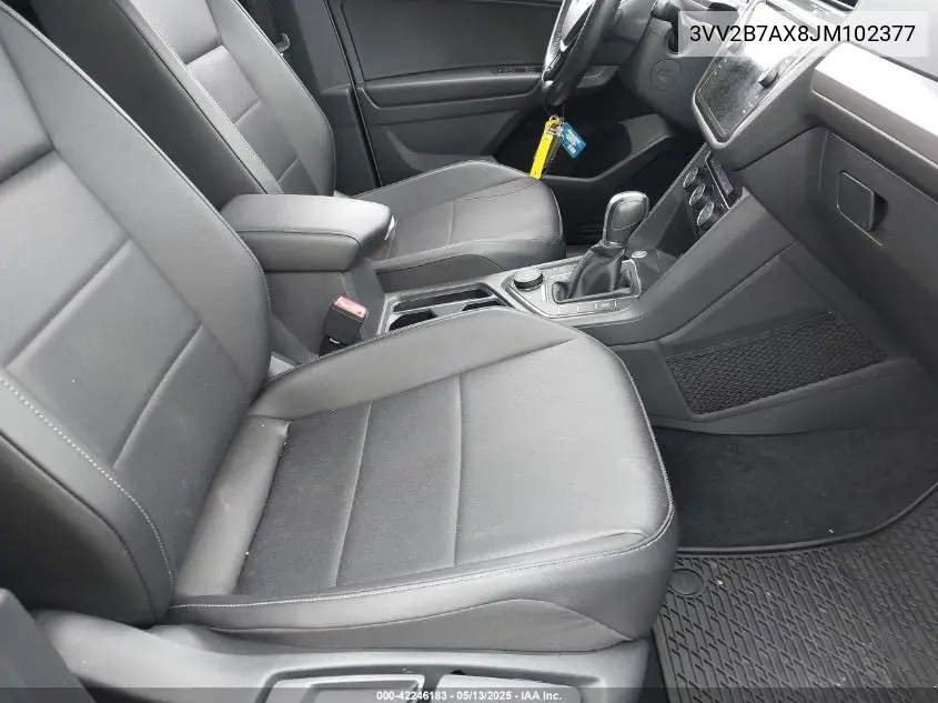 2018 Volkswagen Tiguan 2.0T Se/2.0T Sel VIN: 3VV2B7AX8JM102377 Lot: 42246183