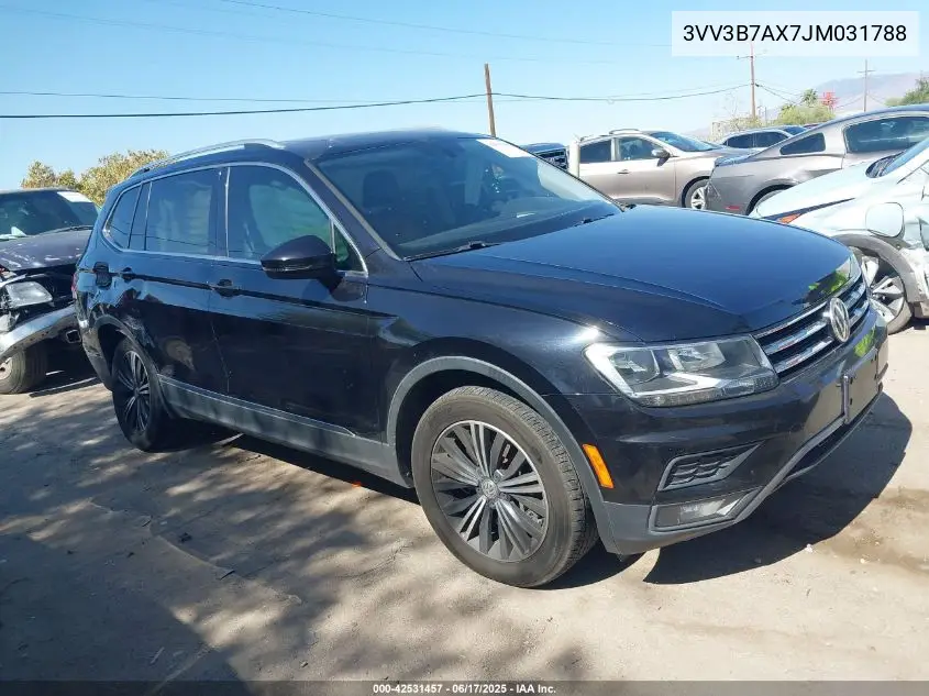 2018 Volkswagen Tiguan 2.0T Se/2.0T Sel VIN: 3VV3B7AX7JM031788 Lot: 42531457