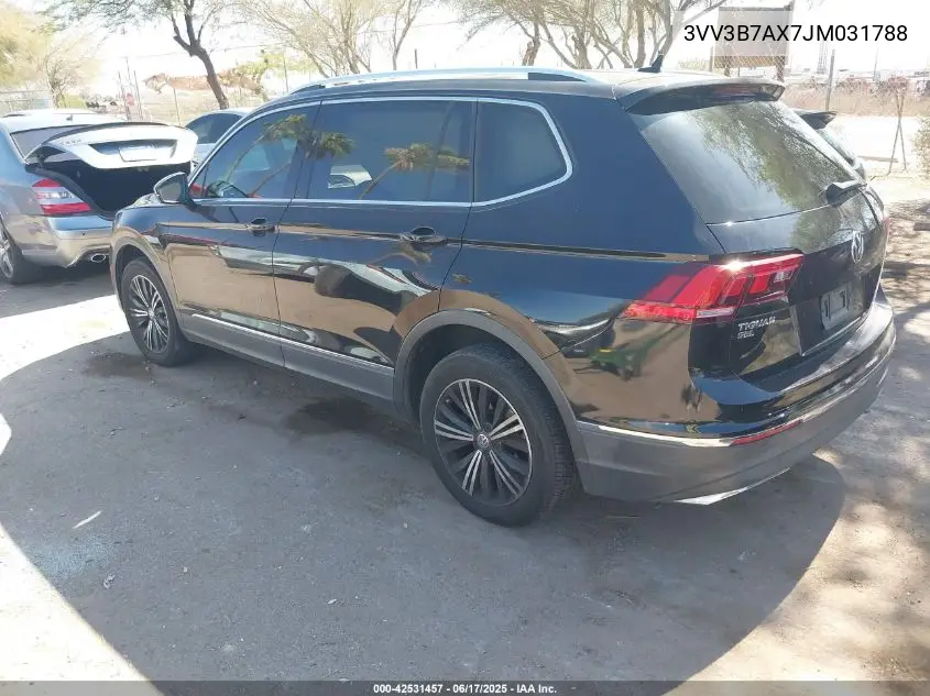2018 Volkswagen Tiguan 2.0T Se/2.0T Sel VIN: 3VV3B7AX7JM031788 Lot: 42531457