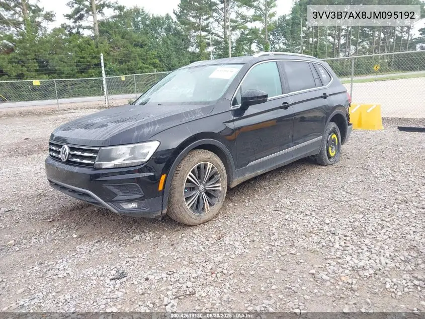 2018 Volkswagen Tiguan 2.0T Se/2.0T Sel VIN: 3VV3B7AX8JM095192 Lot: 42619130