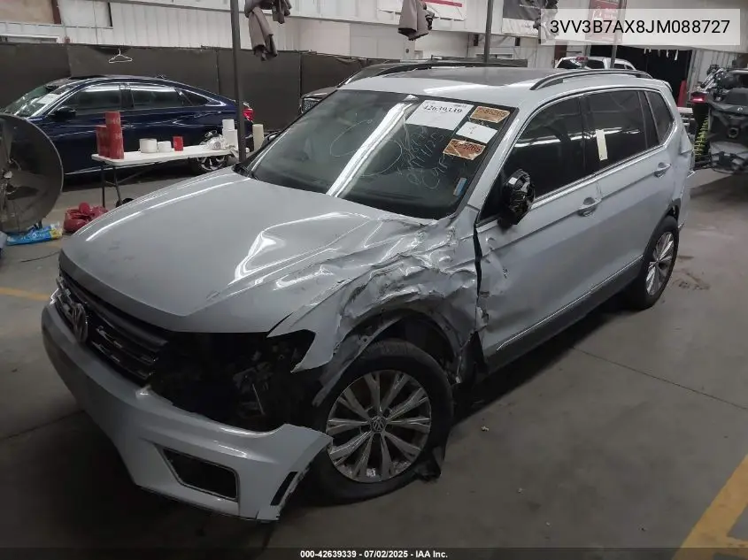 3VV3B7AX8JM088727 2018 Volkswagen Tiguan 2.0T Se/2.0T Sel