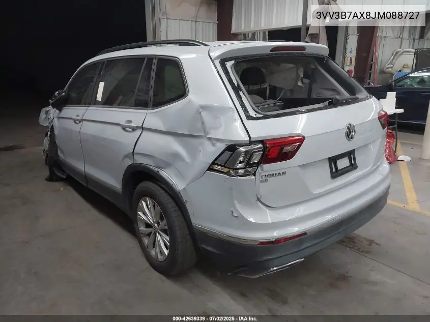 3VV3B7AX8JM088727 2018 Volkswagen Tiguan 2.0T Se/2.0T Sel