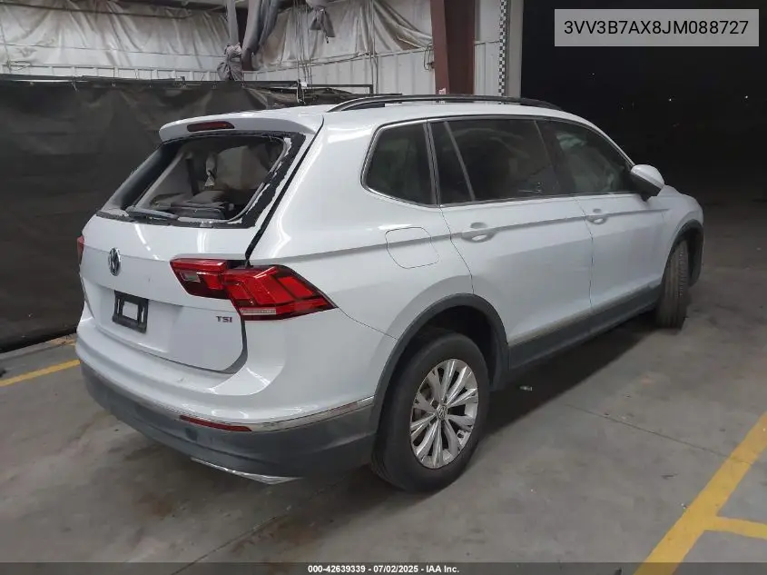 3VV3B7AX8JM088727 2018 Volkswagen Tiguan 2.0T Se/2.0T Sel