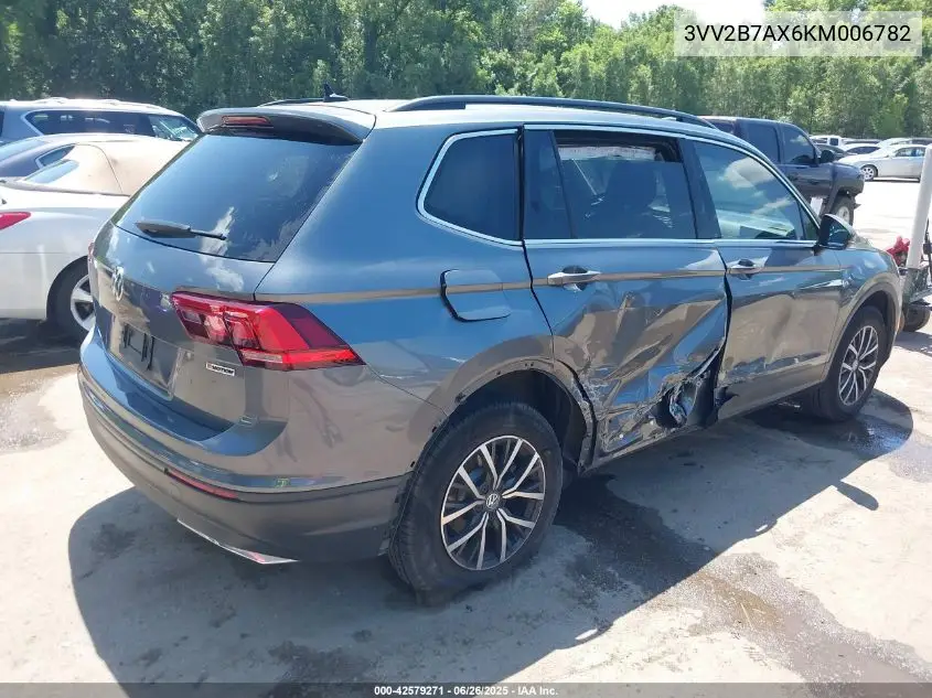 2019 Volkswagen Tiguan 2.0T Se/2.0T Sel/2.0T Sel R-Line/2.0T Sel R-Line Black VIN: 3VV2B7AX6KM006782 Lot: 42579271