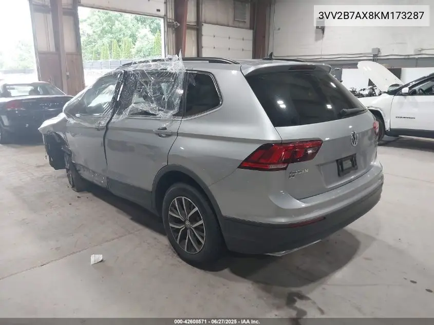 3VV2B7AX8KM173287 2019 Volkswagen Tiguan 2.0T Se/2.0T Sel/2.0T Sel R-Line/2.0T Sel R-Line Black