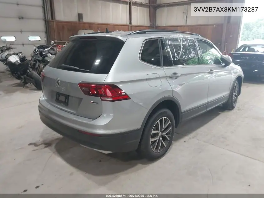 3VV2B7AX8KM173287 2019 Volkswagen Tiguan 2.0T Se/2.0T Sel/2.0T Sel R-Line/2.0T Sel R-Line Black