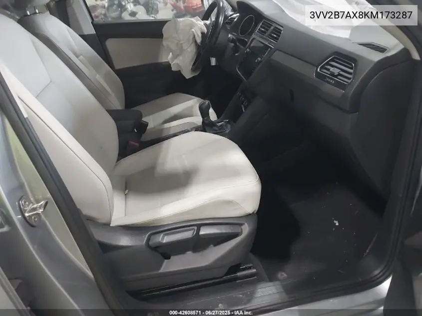 3VV2B7AX8KM173287 2019 Volkswagen Tiguan 2.0T Se/2.0T Sel/2.0T Sel R-Line/2.0T Sel R-Line Black