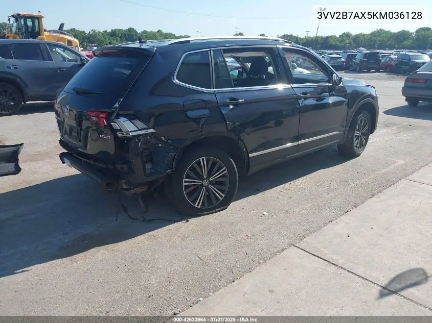 2019 Volkswagen Tiguan 2.0T Se/2.0T Sel/2.0T Sel R-Line/2.0T Sel R-Line Black VIN: 3VV2B7AX5KM036128 Lot: 42633964