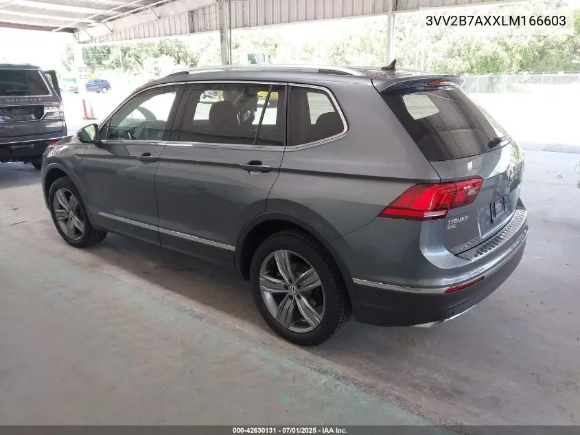 2020 Volkswagen Tiguan 2.0T Se/2.0T Se R-Line Black/2.0T Sel VIN: 3VV2B7AXXLM166603 Lot: 42630131