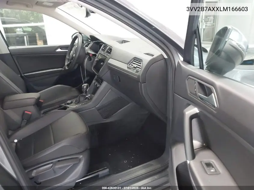 2020 Volkswagen Tiguan 2.0T Se/2.0T Se R-Line Black/2.0T Sel VIN: 3VV2B7AXXLM166603 Lot: 42630131