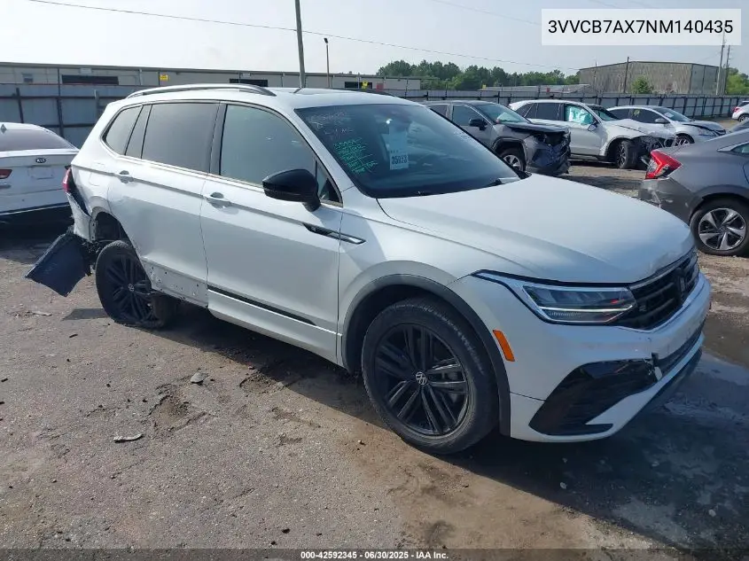 2022 Volkswagen Tiguan 2.0T Se R-Line Black VIN: 3VVCB7AX7NM140435 Lot: 42592345