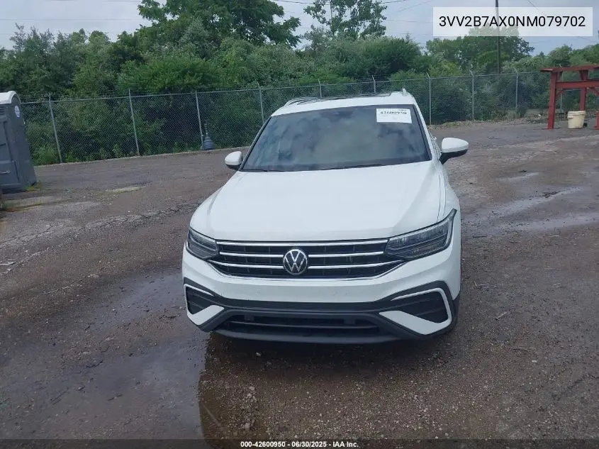2022 Volkswagen Tiguan 2.0T Se VIN: 3VV2B7AX0NM079702 Lot: 42600950
