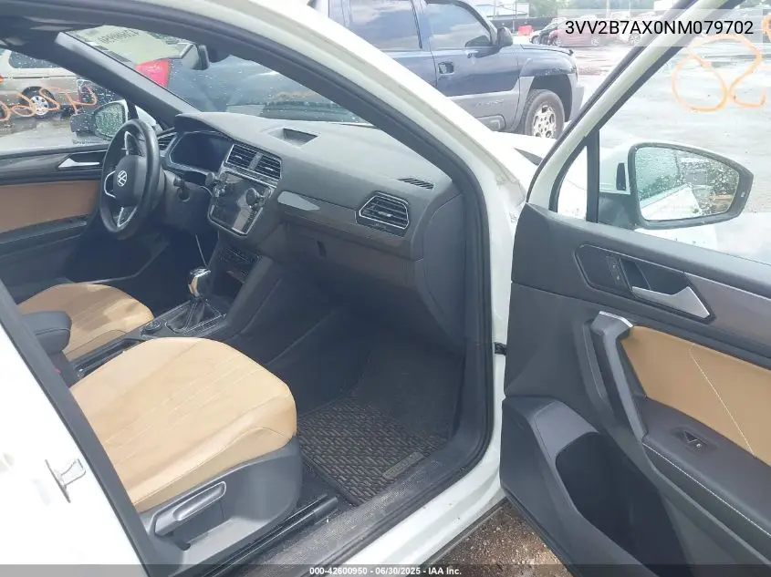 2022 Volkswagen Tiguan 2.0T Se VIN: 3VV2B7AX0NM079702 Lot: 42600950