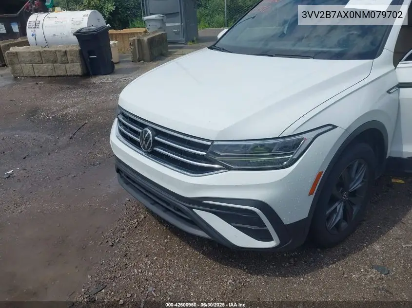 2022 Volkswagen Tiguan 2.0T Se VIN: 3VV2B7AX0NM079702 Lot: 42600950