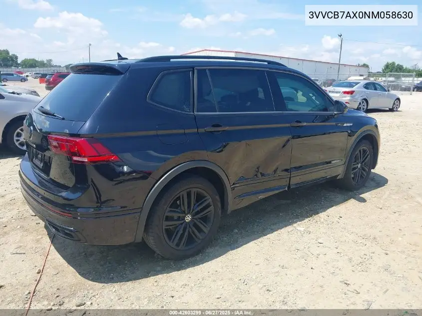 2022 Volkswagen Tiguan 2.0T Se R-Line Black VIN: 3VVCB7AX0NM058630 Lot: 42603299