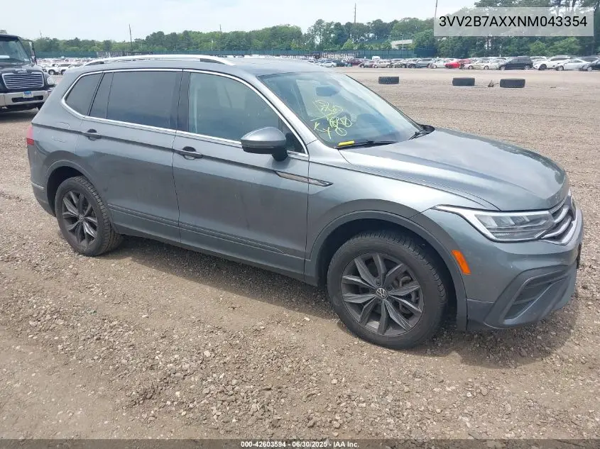 2022 Volkswagen Tiguan 2.0T Se VIN: 3VV2B7AXXNM043354 Lot: 42603594