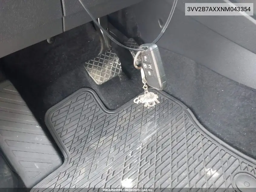 2022 Volkswagen Tiguan 2.0T Se VIN: 3VV2B7AXXNM043354 Lot: 42603594