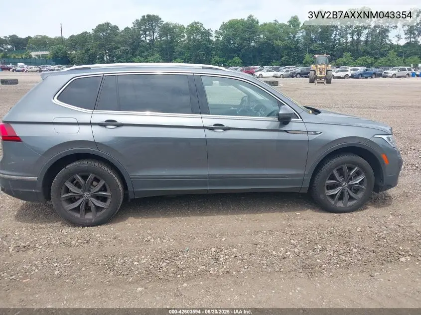 2022 Volkswagen Tiguan 2.0T Se VIN: 3VV2B7AXXNM043354 Lot: 42603594