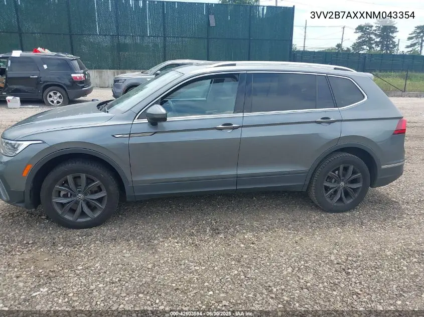 2022 Volkswagen Tiguan 2.0T Se VIN: 3VV2B7AXXNM043354 Lot: 42603594