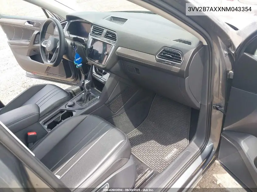 2022 Volkswagen Tiguan 2.0T Se VIN: 3VV2B7AXXNM043354 Lot: 42603594