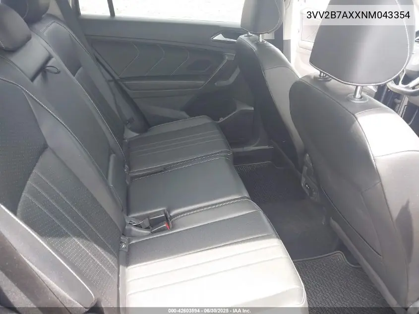 2022 Volkswagen Tiguan 2.0T Se VIN: 3VV2B7AXXNM043354 Lot: 42603594