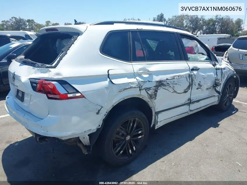 2022 Volkswagen Tiguan 2.0T Se R-Line Black VIN: 3VVCB7AX1NM060676 Lot: 42643062