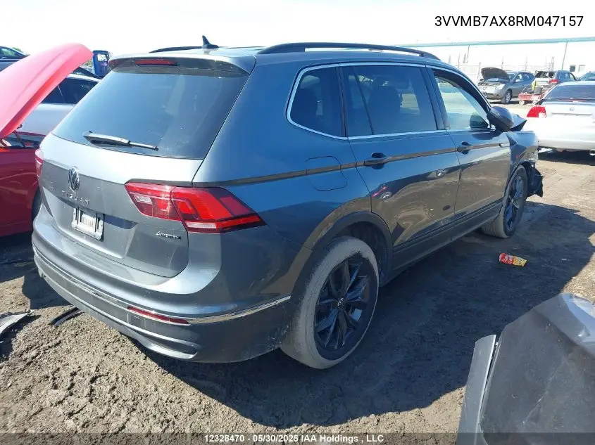 2024 Volkswagen Tiguan Se/Wolfsburg VIN: 3VVMB7AX8RM047157 Lot: 12328470