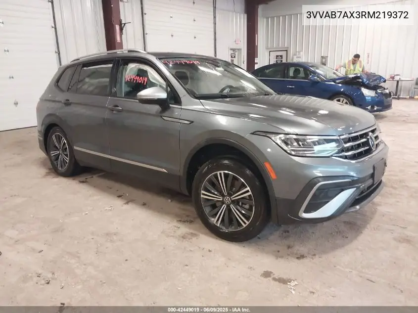 2024 Volkswagen Tiguan 2.0T Wolfsburg Edition VIN: 3VVAB7AX3RM219372 Lot: 42449019