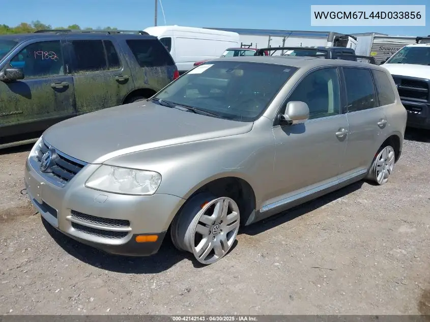 2004 Volkswagen Touareg V8 VIN: WVGCM67L44D033856 Lot: 42142143